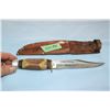 Image 1 : J. Nowill & Sons, England Knife w/6" Blade, Antler Handle and Sheath