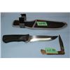 Image 1 : Tramontina Knife, 5 1/2" Brazil Blade w/Sheath & a Lockback Pocket Knife