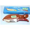 Image 1 : Oscars 88002 Hunting Knife (New), 440 Stainless 5" Blade w/Sheath - in a Box