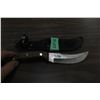 Image 1 : World Famous Stainless Hunting Knife w/5" Blade, Wood Handle & Sheath