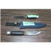Image 1 : 2 Hunting Knives - 4" Blades - 1 w/Sheath