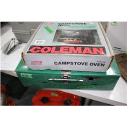 Coleman Camp Stove Oven & a Camp Stove