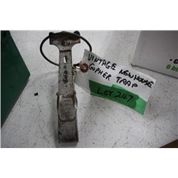 Newhouse Gopher Trap (Rare) & a Hide Stretch Board