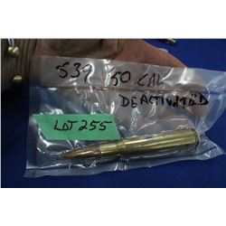 1 - 50 cal. Deactivated Round