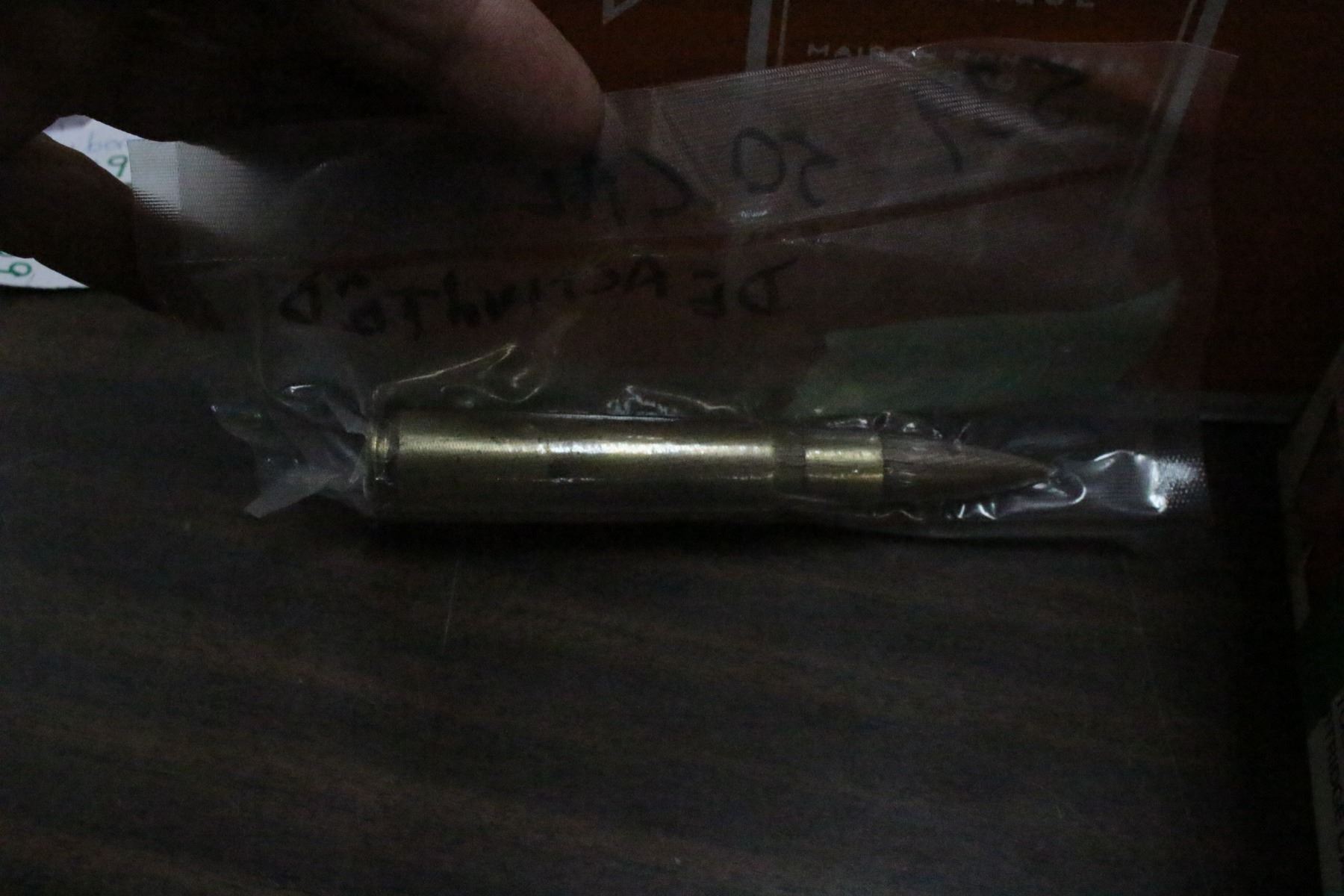 1 - 50 cal. Deactivated Round