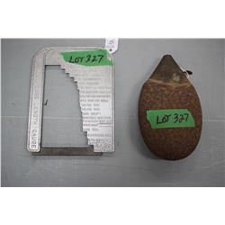 Powder Horn and a Maximum Length Case Gauge