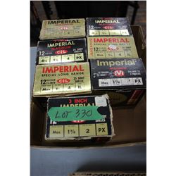 7 Boxes of 12 ga., 2 are 3" or longer - 5 are for 2 3/4"