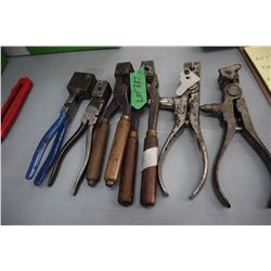 Bag of 6 Cast Bullet Molds - Various Calibers