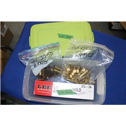 Lee 50-70 Bullet Mold; (40) New 50-70 Brass; (21) 50-90 Brass.  Unprimed