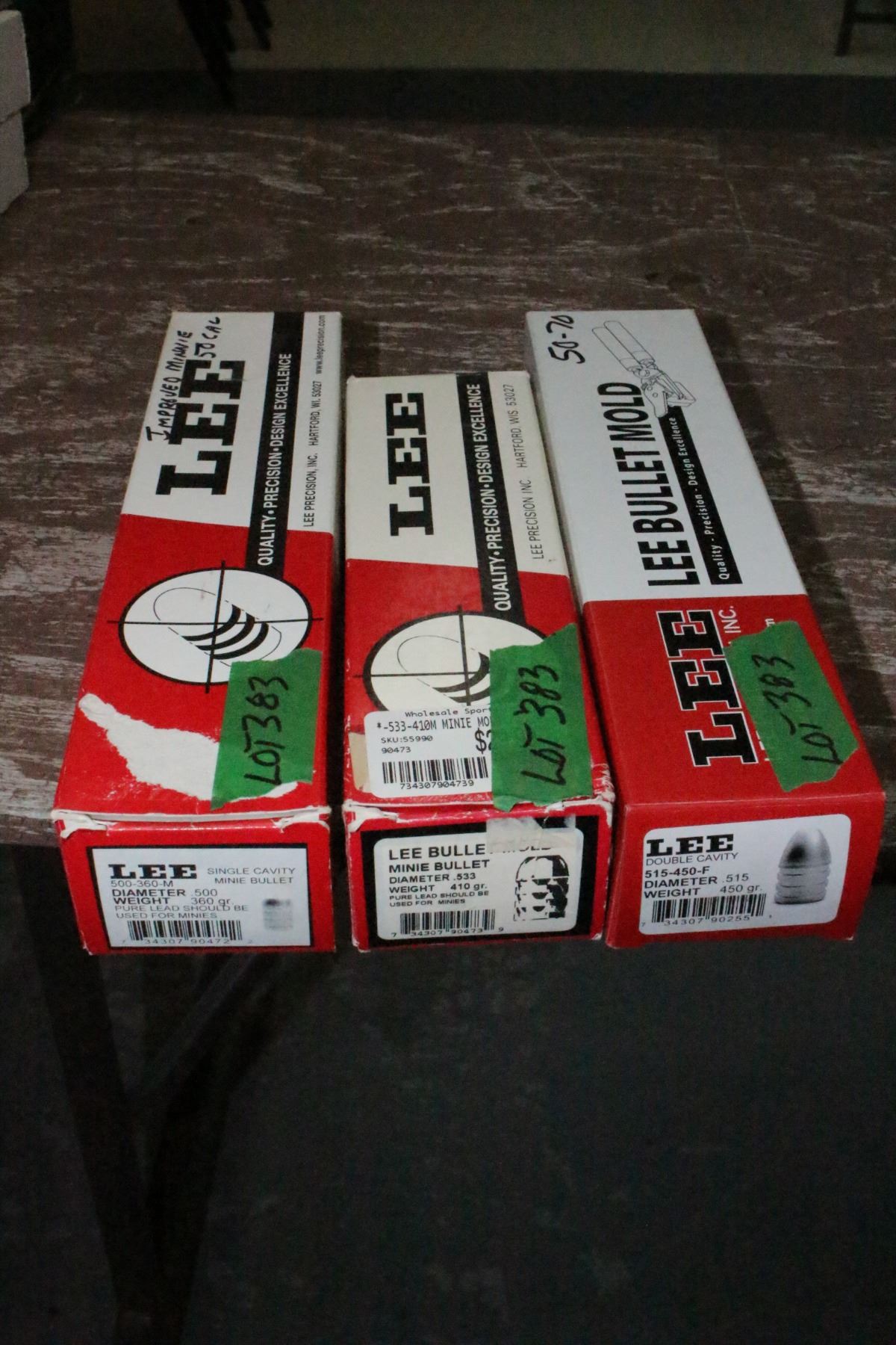 Lee Bullet Molds Chart