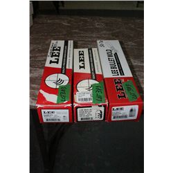 3 Lee Bullet Molds - .500 Diameter, .515 Diameter, .533 Diameter - for 50 cal. Bullets