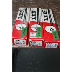 3 Lee Bullet Molds - .324 Diameter (8mm), .311 Diameter 32-20, 32 S & W, 32 Colt, .309 Diameter 30 C