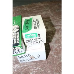 Bullet Molds:  Lyman 35891; Lyman 311291 & RCBS 09-124
