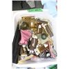 Image 1 : Tub of Firearm's Cleaning Kit pcs.:  Rods, Patch Holders, Scope Covers, Brass Brushes & H.S. Scent W