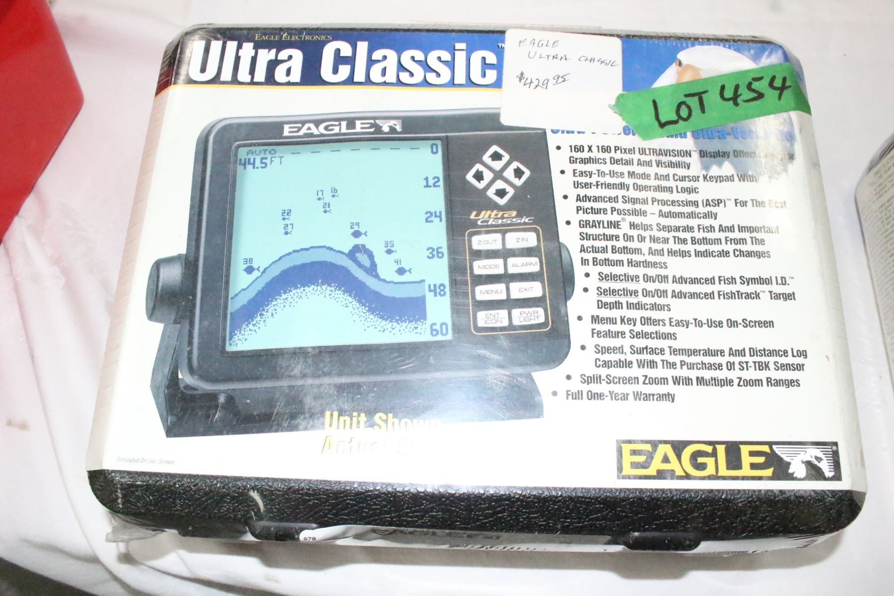 Eagle Ultra Classic Fish Finder New in the Plastic Wrap (429.95 retail)