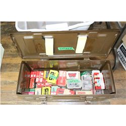 8 Part Boxes of 22 cal. Bullets; 3 Part Boxes of 6mm (approx. 180); 2 Boxes 7mm (almost full); 284Sp