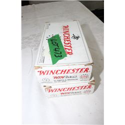 2 Boxes of Winchester 180 gr., 44 cal. BEB
