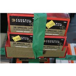 6 Boxes of Factory Federal Premium 38 Special, 129 gr., Hydra Shock