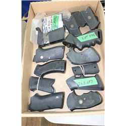 Flat of 12 Pistol Grips for Various Handguns