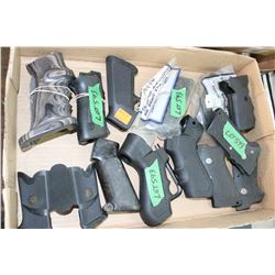 Flat of 12 Pistol Grips for Various Handguns