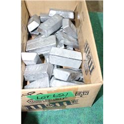25 pounds of Lead Ingots