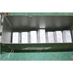 25 pounds of Lead Ingots in an Ammo Carry Case