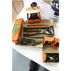Lyman Mold Blocks; One Handle & Misc. Dies