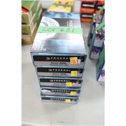 5 Boxes of Factory Federal 6mm Rem. Soft Point, 100 gr.