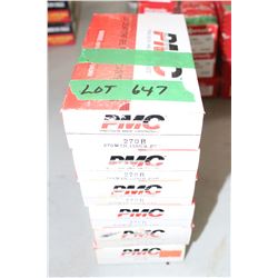6 Boxes of PMC Factory 270 B Winchester PSP