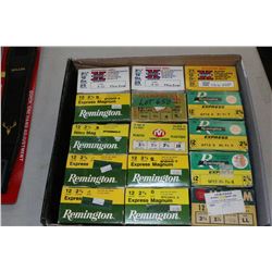 15 Boxes of Various Names - 12 ga., 2 3/4, 2, 4, 6 & 7 1/2 Shot