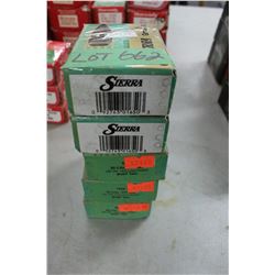 5 Boxes of Sierra 25 cal. Bullets, 120 gr., Hollow Point - All 'Appear' Full