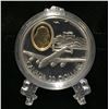 1990 Canada $20 The Lancaster: Aviation Series Gold Cameo Proof Silver Coin