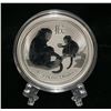 Image 1 : 2016 Australia 1oz Year of the Monkey $1 Silver BU Coin
