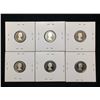 Image 2 : Lot of 6x 1982-1989 Canada 10-Cents Proof Coins