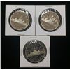 Image 1 : Lot of 3x 1981, 1982 & 1984 Canada $1 Proof Dollars UNC