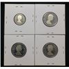 Image 2 : Lot of 4x Canada 25-Cents, 10-Cents Proof Coins