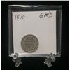 Image 1 : 1870 Canada 10-Cents Silver Coin (G)
