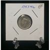 Image 1 : 1947 Canada 10-Cents Maple Leaf Silver Coin (EF)