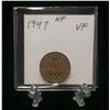 Image 1 : 1947 Newfoundland 1-Cent Coin (VF)