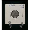 Image 1 : 1917C Newfondland 10-Cents Silver Coin (VF)