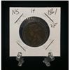 Image 1 : 1861 Nova Scotia 1-Cent Coin (VF)