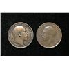 Image 2 : 1903 & 1919 UK Great Britain Farthing
