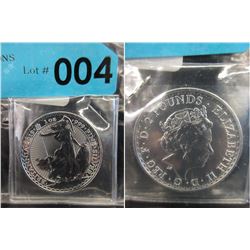 2019 Newly Minted Silver Royal Mint Britannia Coin