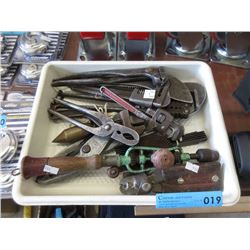 Bin of Vintage Hand Tools