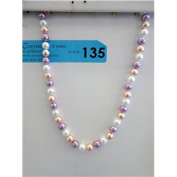 New Multi-Colour South Sea Shell Pearl Necklace