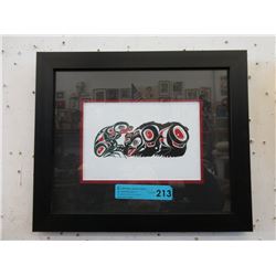 Richard Shorty Framed Print  Bear & Frog 