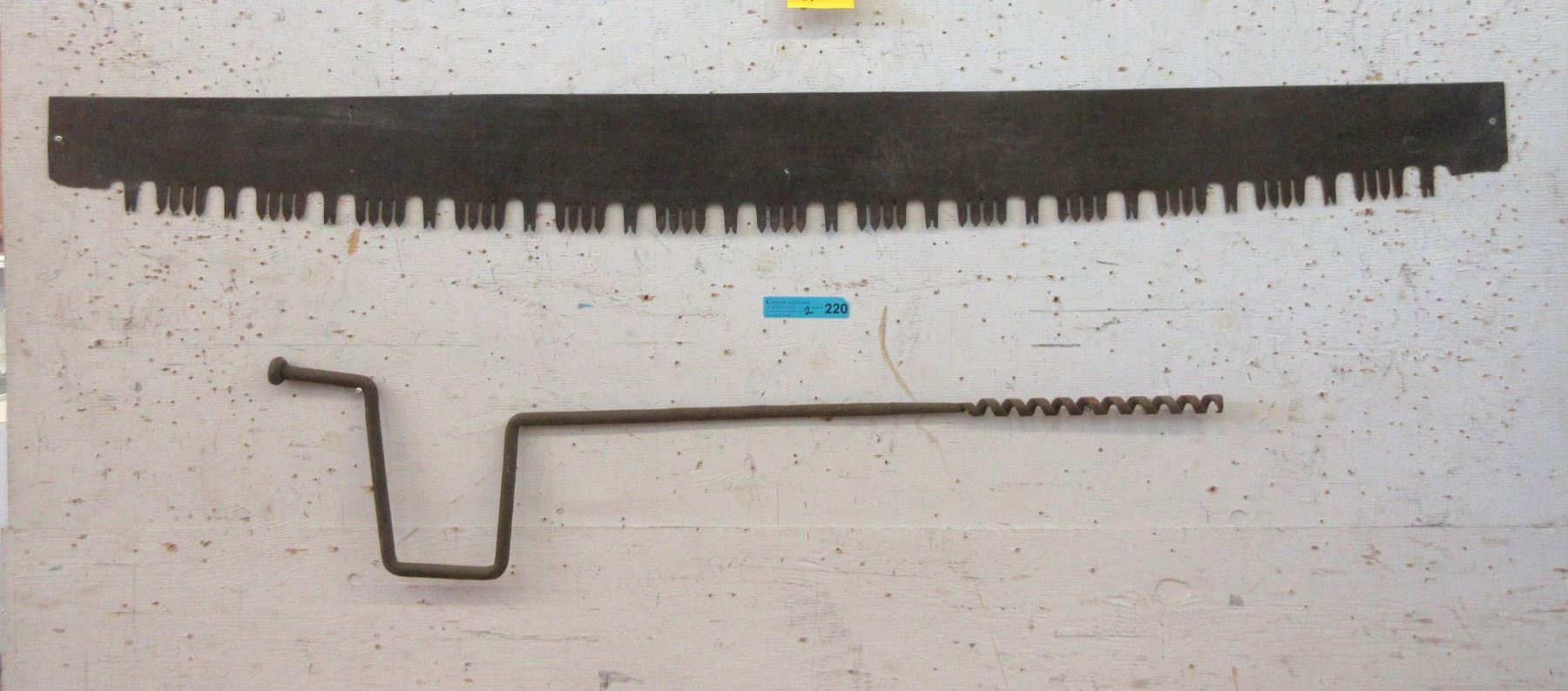 Vintage Swede Saw Blade & Auger