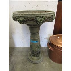 Concrete Birdbath