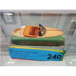 1950s Tin Friction Drive Convertible