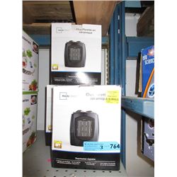 3 Small Ceramic Heaters - Store Returns